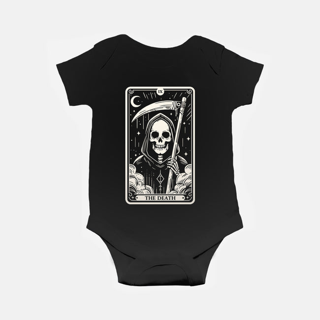 The Death Tarot Skull-Baby-Basic-Onesie-Eoli Studio