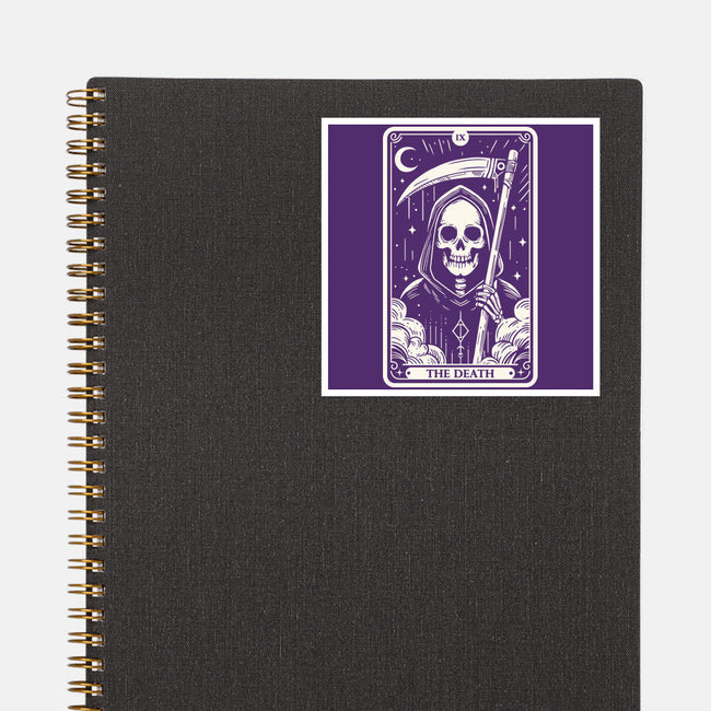 The Death Tarot Skull-None-Glossy-Sticker-Eoli Studio