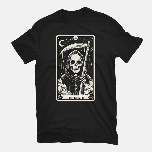The Death Tarot Skull-Womens-Fitted-Tee-Eoli Studio