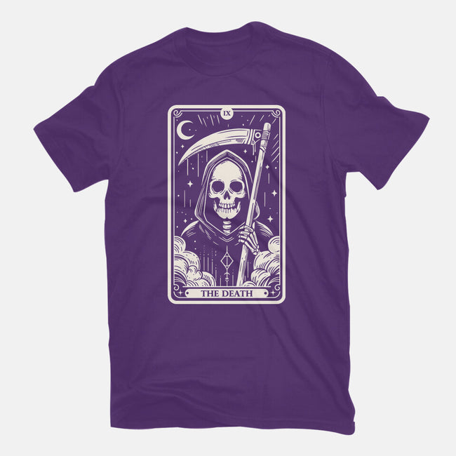 The Death Tarot Skull-Womens-Fitted-Tee-Eoli Studio