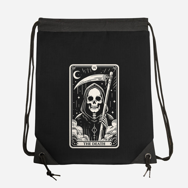 The Death Tarot Skull-None-Drawstring-Bag-Eoli Studio