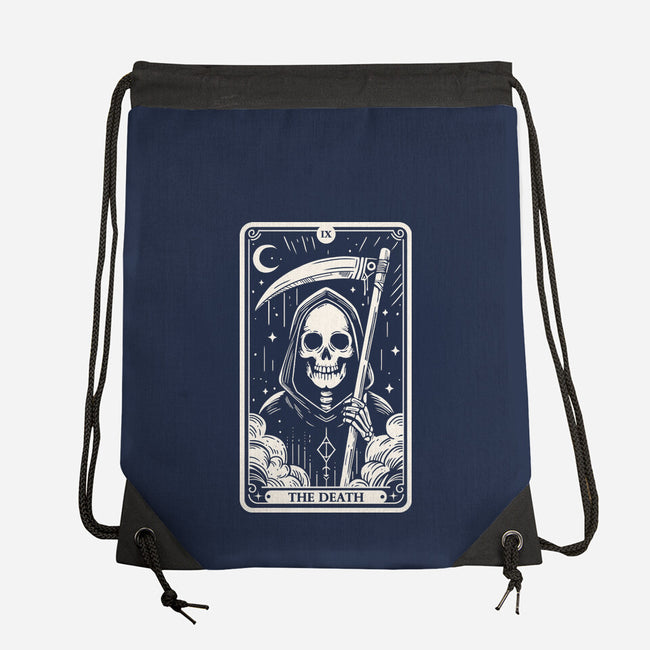 The Death Tarot Skull-None-Drawstring-Bag-Eoli Studio