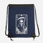 The Death Tarot Skull-None-Drawstring-Bag-Eoli Studio