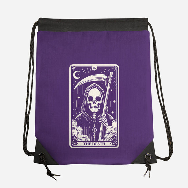 The Death Tarot Skull-None-Drawstring-Bag-Eoli Studio