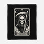 The Death Tarot Skull-None-Fleece-Blanket-Eoli Studio