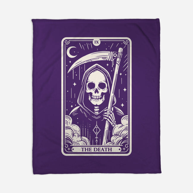 The Death Tarot Skull-None-Fleece-Blanket-Eoli Studio