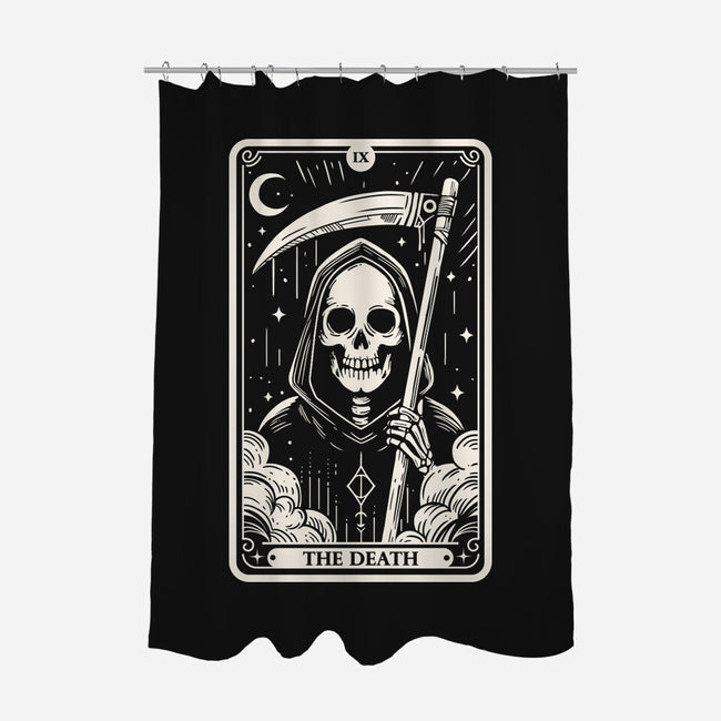 The Death Tarot Skull-None-Polyester-Shower Curtain-Eoli Studio