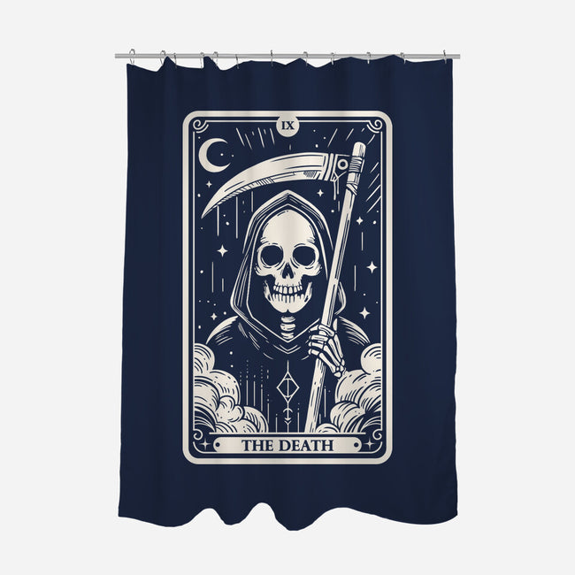 The Death Tarot Skull-None-Polyester-Shower Curtain-Eoli Studio