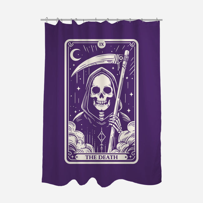 The Death Tarot Skull-None-Polyester-Shower Curtain-Eoli Studio