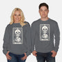 The Cat Tarot Skull-Unisex-Crew Neck-Sweatshirt-Eoli Studio