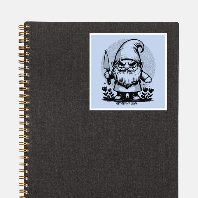 Get Off My Lawn-None-Glossy-Sticker-Eoli Studio