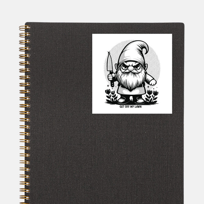 Get Off My Lawn-None-Glossy-Sticker-Eoli Studio