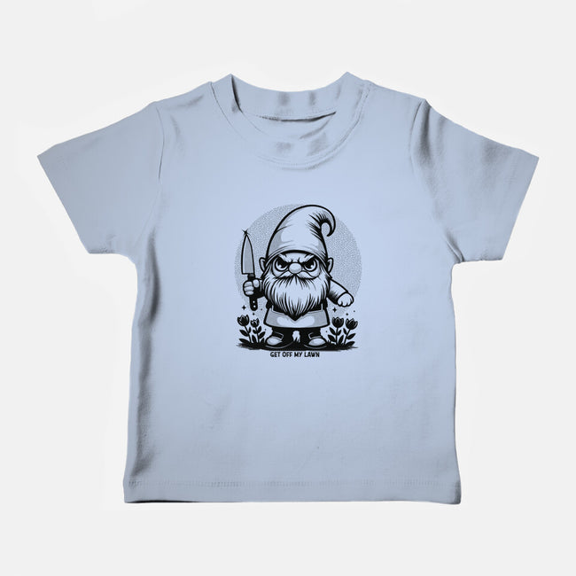 Get Off My Lawn-Baby-Basic-Tee-Eoli Studio
