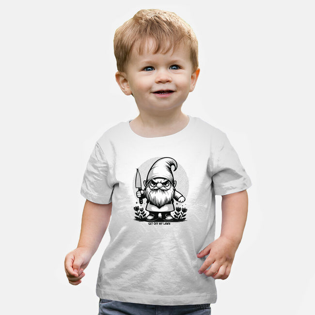 Get Off My Lawn-Baby-Basic-Tee-Eoli Studio