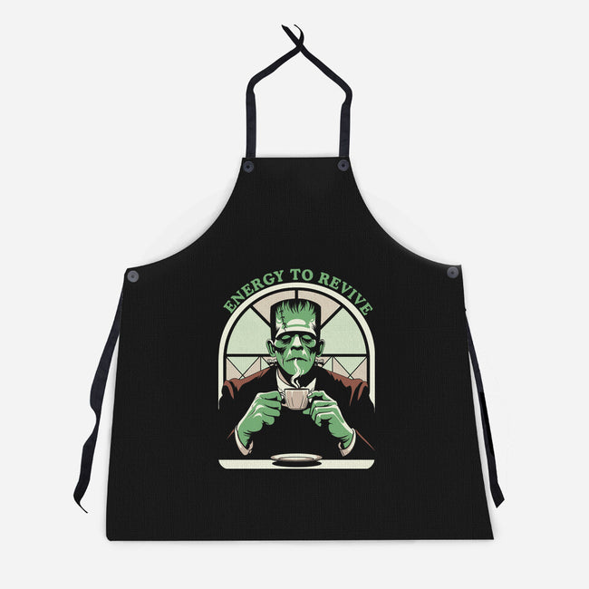 Energy To Revive-Unisex-Kitchen-Apron-Eoli Studio