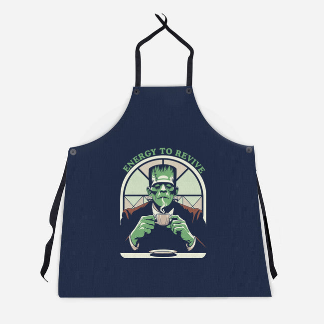 Energy To Revive-Unisex-Kitchen-Apron-Eoli Studio