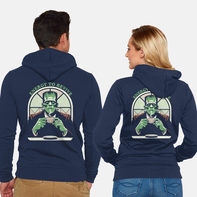 Energy To Revive-Unisex-Zip-Up-Sweatshirt-Eoli Studio