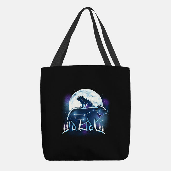 Ursa Constellation-None-Basic Tote-Bag-Vallina84