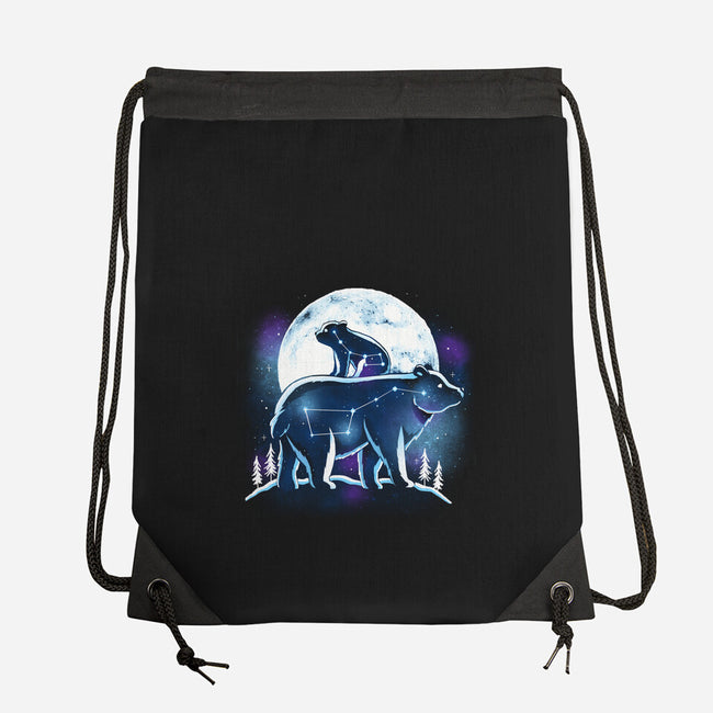 Ursa Constellation-None-Drawstring-Bag-Vallina84