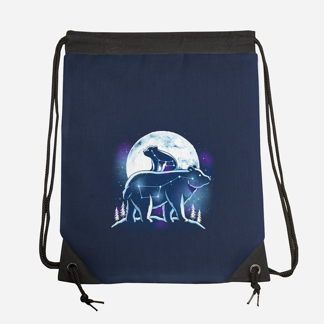 Ursa Constellation-None-Drawstring-Bag-Vallina84