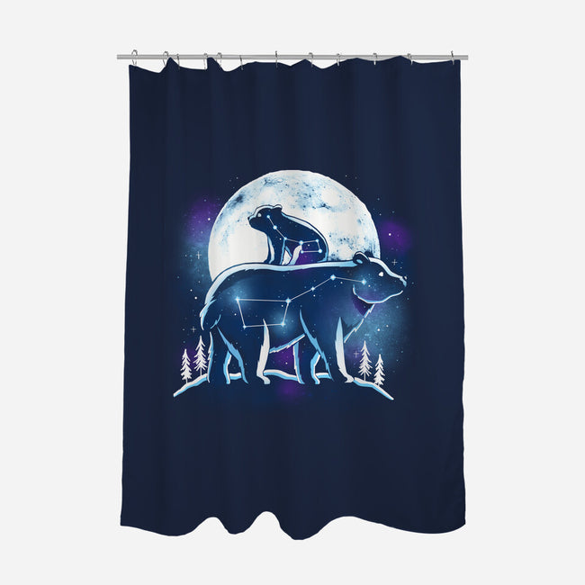 Ursa Constellation-None-Polyester-Shower Curtain-Vallina84