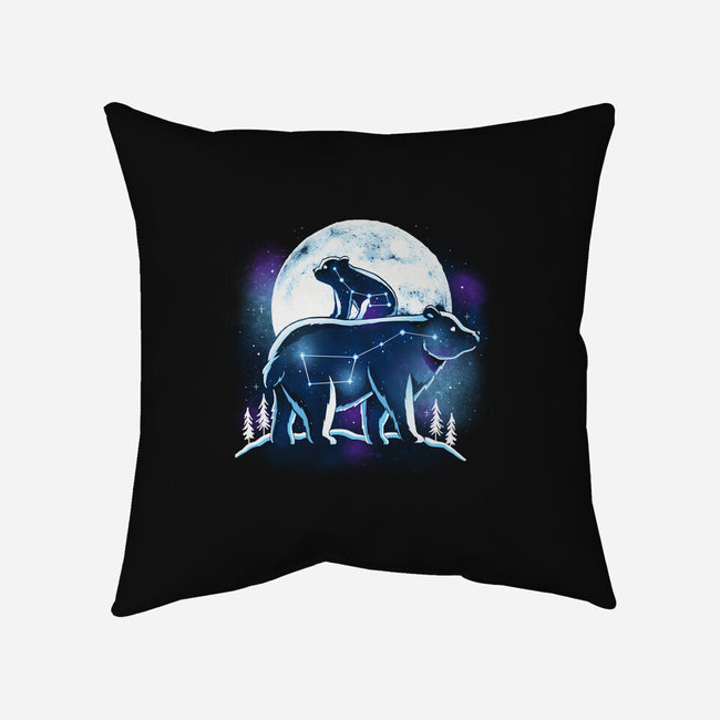 Ursa Constellation-None-Removable Cover w Insert-Throw Pillow-Vallina84
