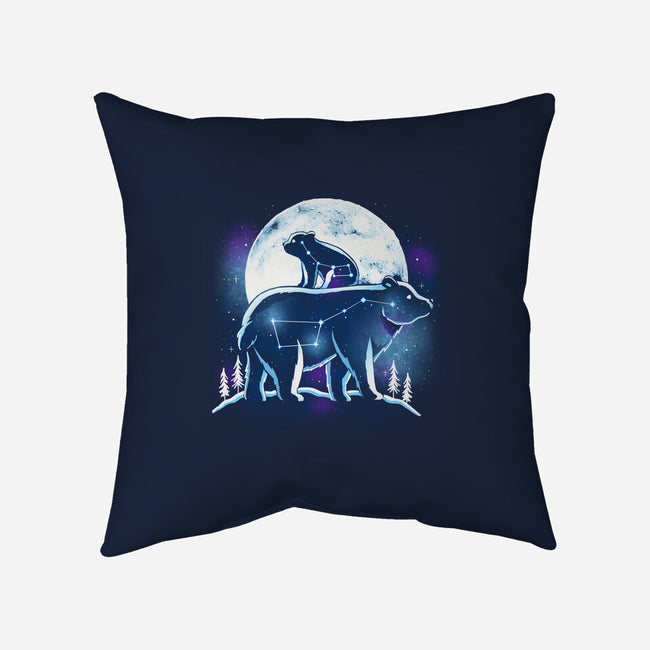 Ursa Constellation-None-Removable Cover w Insert-Throw Pillow-Vallina84