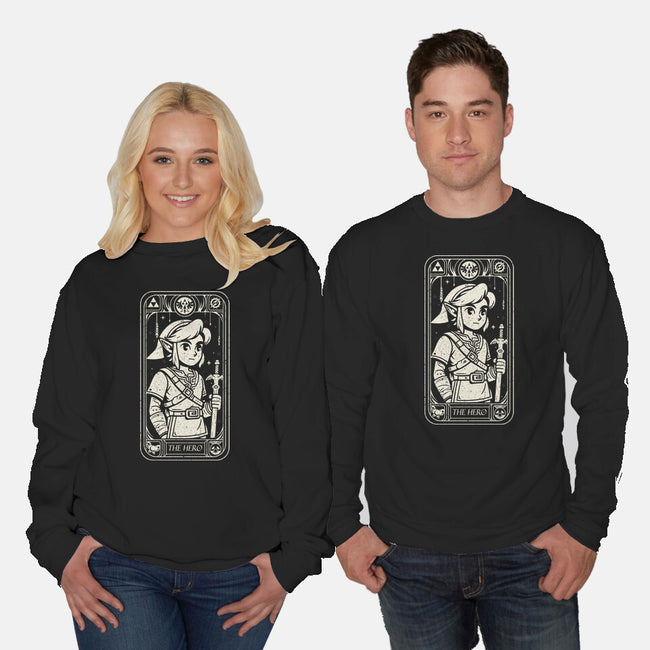 The New Tarot Hero-Unisex-Crew Neck-Sweatshirt-Eoli Studio