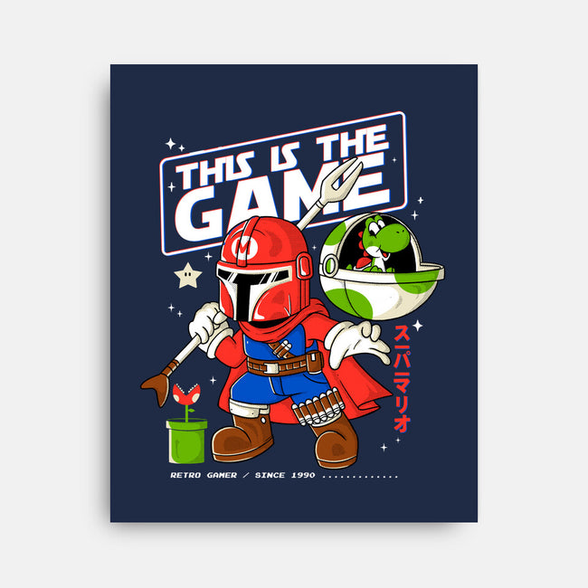 This Is The Game-None-Stretched-Canvas-Eoli Studio