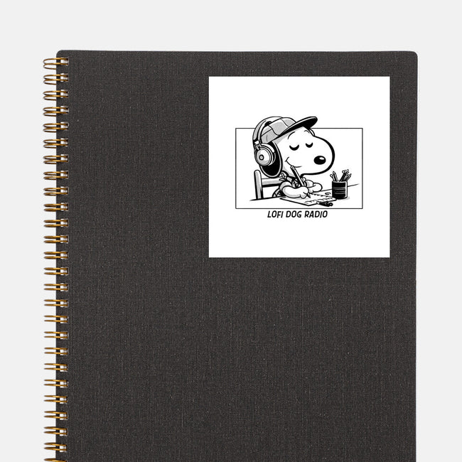 Lofi Dog Radio-None-Glossy-Sticker-Eoli Studio