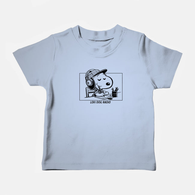 Lofi Dog Radio-Baby-Basic-Tee-Eoli Studio
