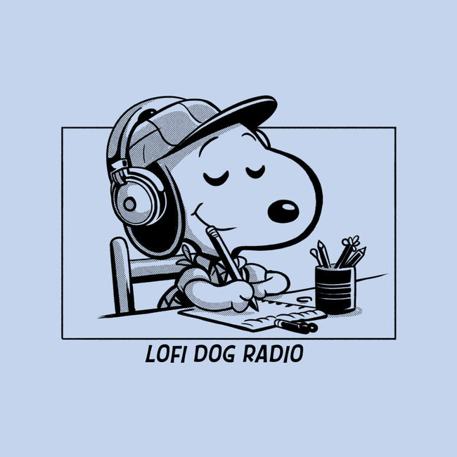 Lofi Dog Radio-Unisex-Crew Neck-Sweatshirt-Eoli Studio