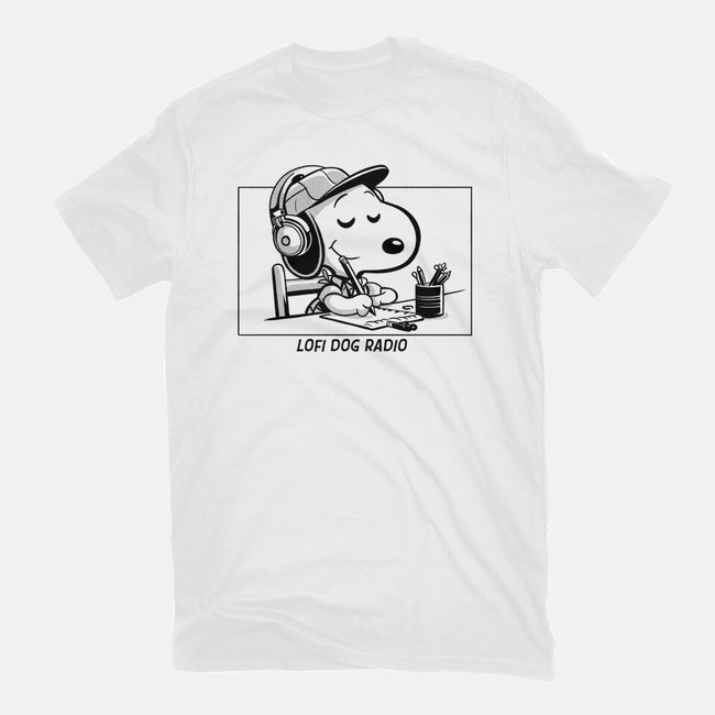 Lofi Dog Radio-Unisex-Basic-Tee-Eoli Studio