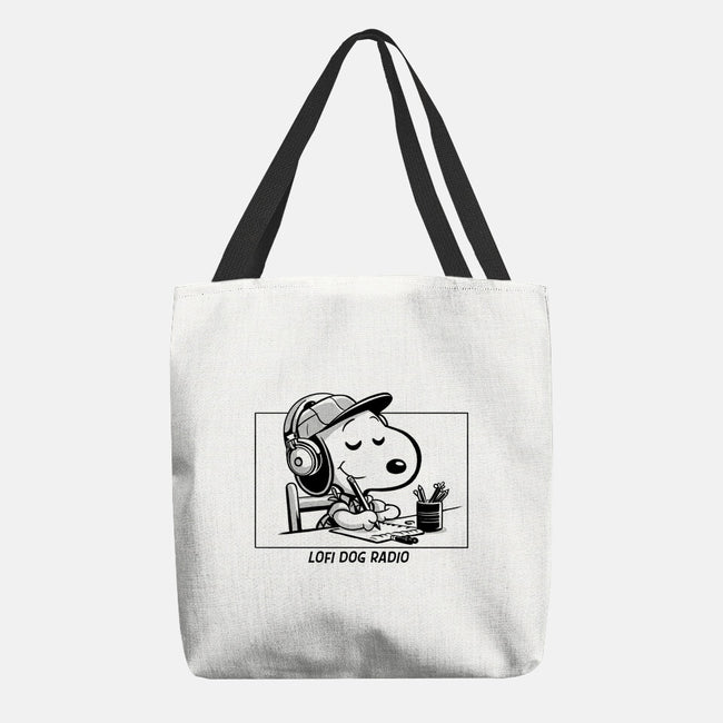 Lofi Dog Radio-None-Basic Tote-Bag-Eoli Studio