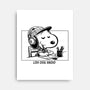 Lofi Dog Radio-None-Stretched-Canvas-Eoli Studio