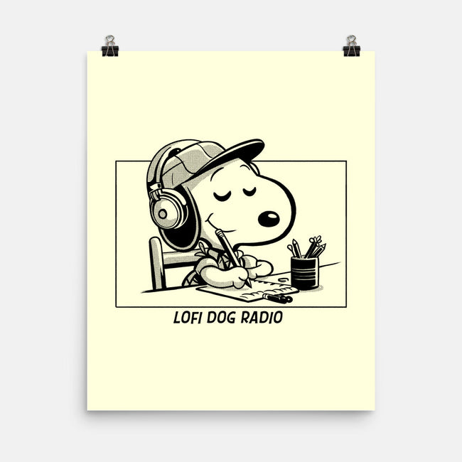 Lofi Dog Radio-None-Matte-Poster-Eoli Studio