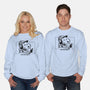 Lofi Dog Radio-Unisex-Crew Neck-Sweatshirt-Eoli Studio