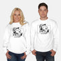 Lofi Dog Radio-Unisex-Crew Neck-Sweatshirt-Eoli Studio