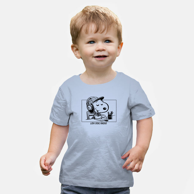 Lofi Dog Radio-Baby-Basic-Tee-Eoli Studio