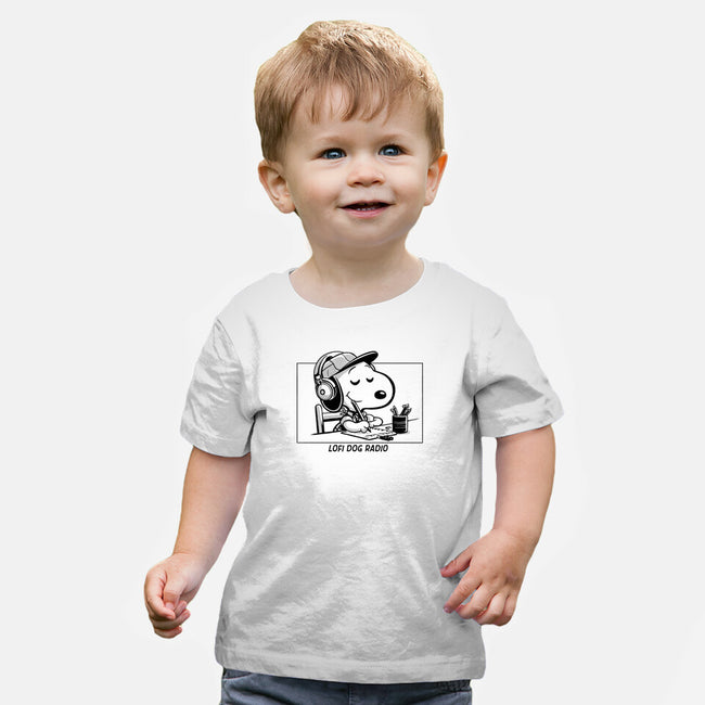 Lofi Dog Radio-Baby-Basic-Tee-Eoli Studio