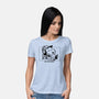 Lofi Dog Radio-Womens-Basic-Tee-Eoli Studio