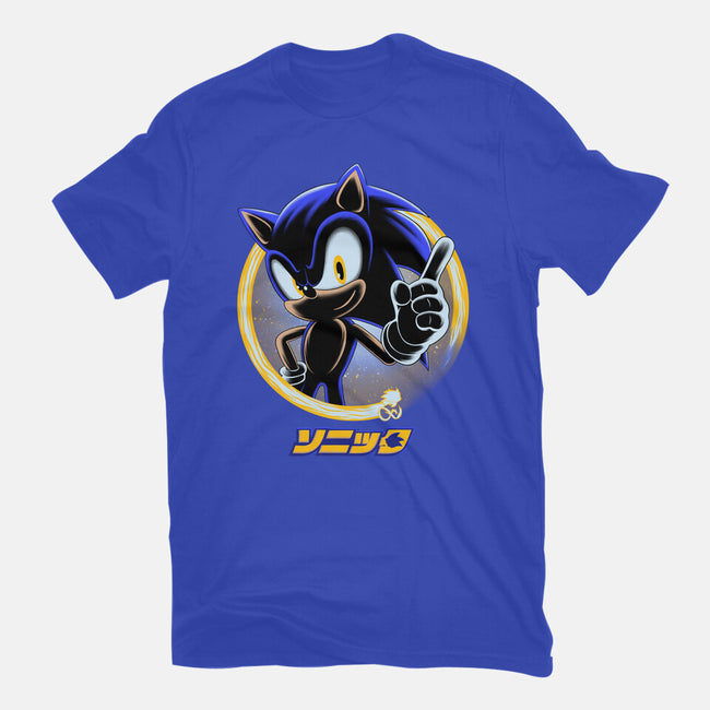 Blue Hedgehog-Youth-Basic-Tee-rmatix