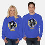 Blue Hedgehog-Unisex-Crew Neck-Sweatshirt-rmatix