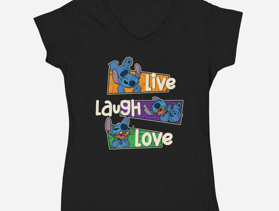 Live Laugh And Love Stitch