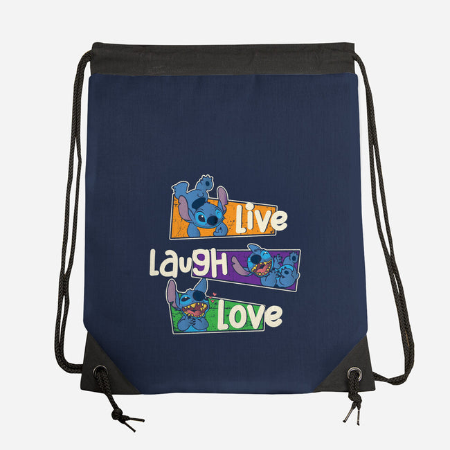 Live Laugh And Love Stitch-None-Drawstring-Bag-turborat14