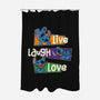 Live Laugh And Love Stitch-None-Polyester-Shower Curtain-turborat14