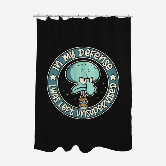 Left Unsupervised-None-Polyester-Shower Curtain-turborat14