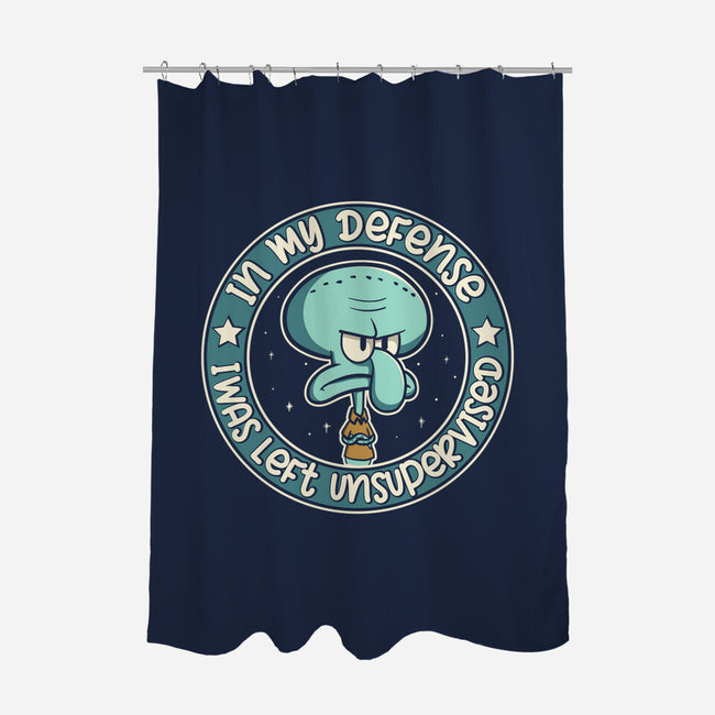 Left Unsupervised-None-Polyester-Shower Curtain-turborat14