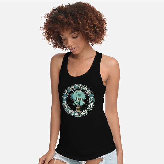 Left Unsupervised-Womens-Racerback-Tank-turborat14
