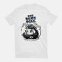 Blissful Ignorance-Womens-Fitted-Tee-palmstreet